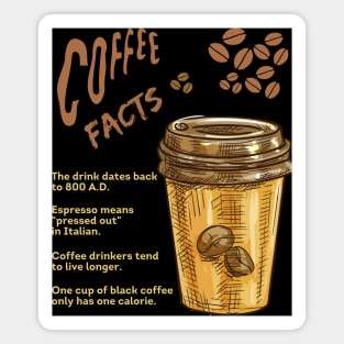 Coffee facts Magnet
